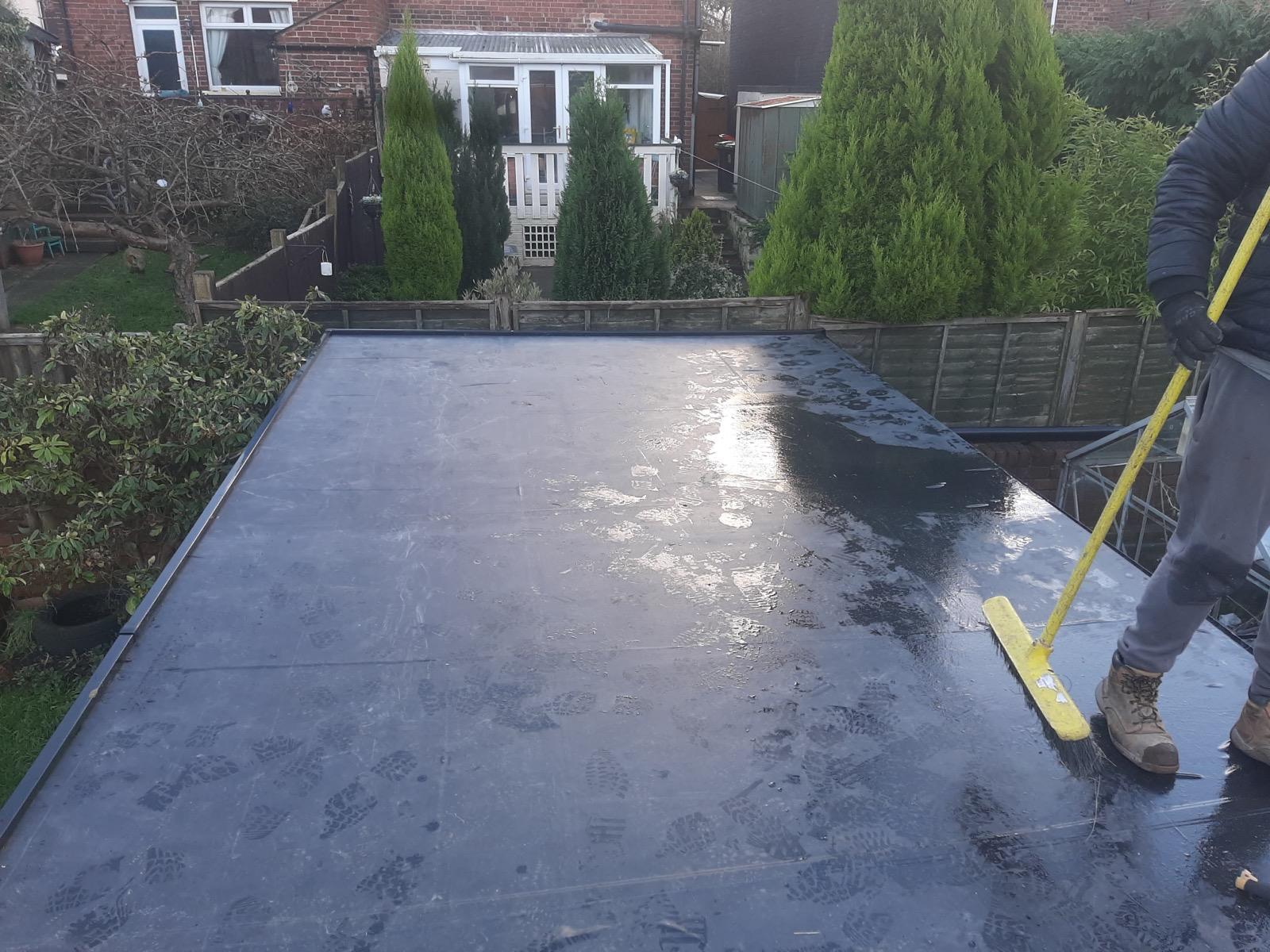 Flat Rubber Roof